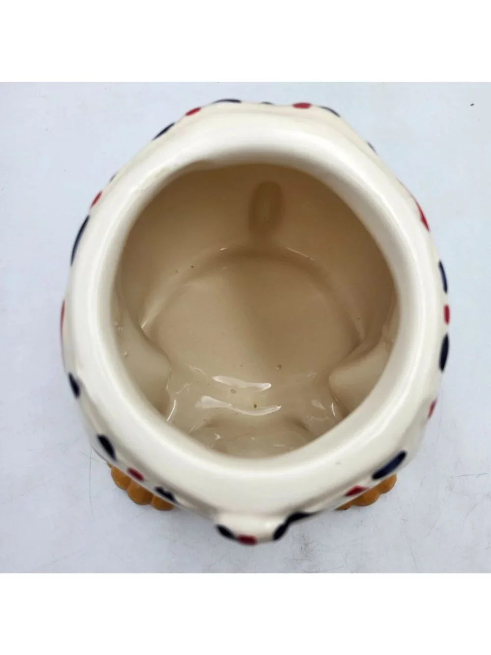 Hannington British Bulldog Ceramic Cookie Dog Biscuit Treats Jar Union Jack Neck